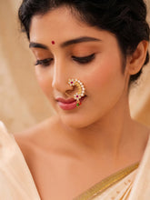 Gold Plated Heritage Pearl Nath