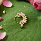 Gold Plated Heritage Pearl Nath
