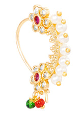 Gold Plated Heritage Pearl Nath