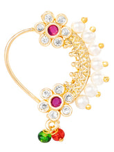 Gold Plated Heritage Pearl Nath
