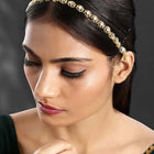 Synthetic Stones Sheesh Patti – Ethnic Glamour for Bridal Looks | Peora

