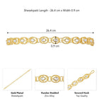 Synthetic Stones Sheesh Patti – Ethnic Glamour for Bridal Looks | Peora

