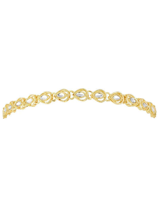 Synthetic Stone Sheesh Patti – Radiant Headpiece for Brides | Peora

