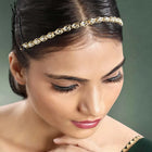 Synthetic Stone Sheesh Patti – Radiant Headpiece for Brides | Peora

