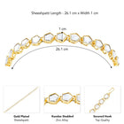 Synthetic Stones Sheesh Patti – Sparkling Traditional Headpiece | Peora

