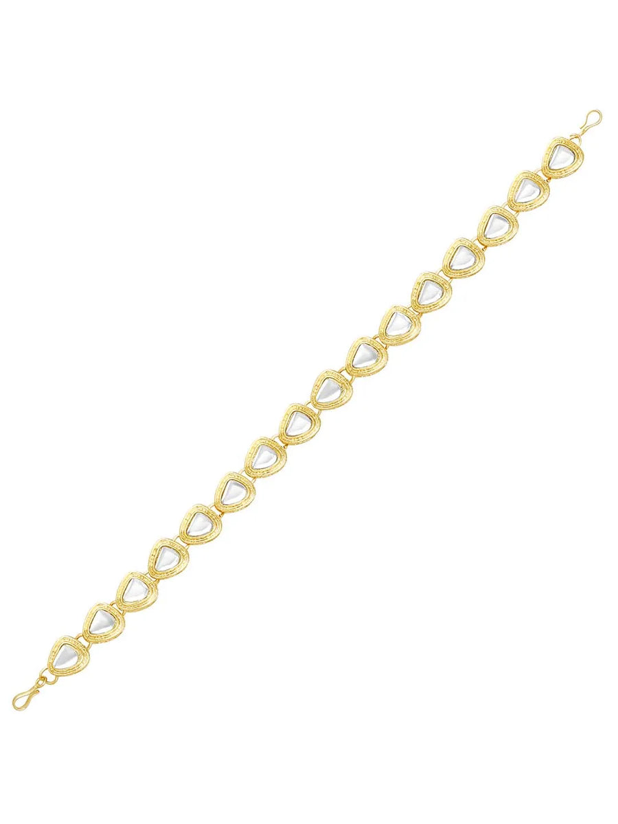 Synthetic Stone Sheesh Patti – Dazzling Bridal Headpiece | Peora

