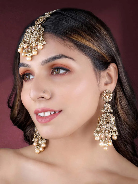 Maang Tikka Set – Traditional Bridal Jewellery Set | Peora

