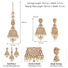 Maang Tikka Set – Traditional Bridal Jewellery Set | Peora

