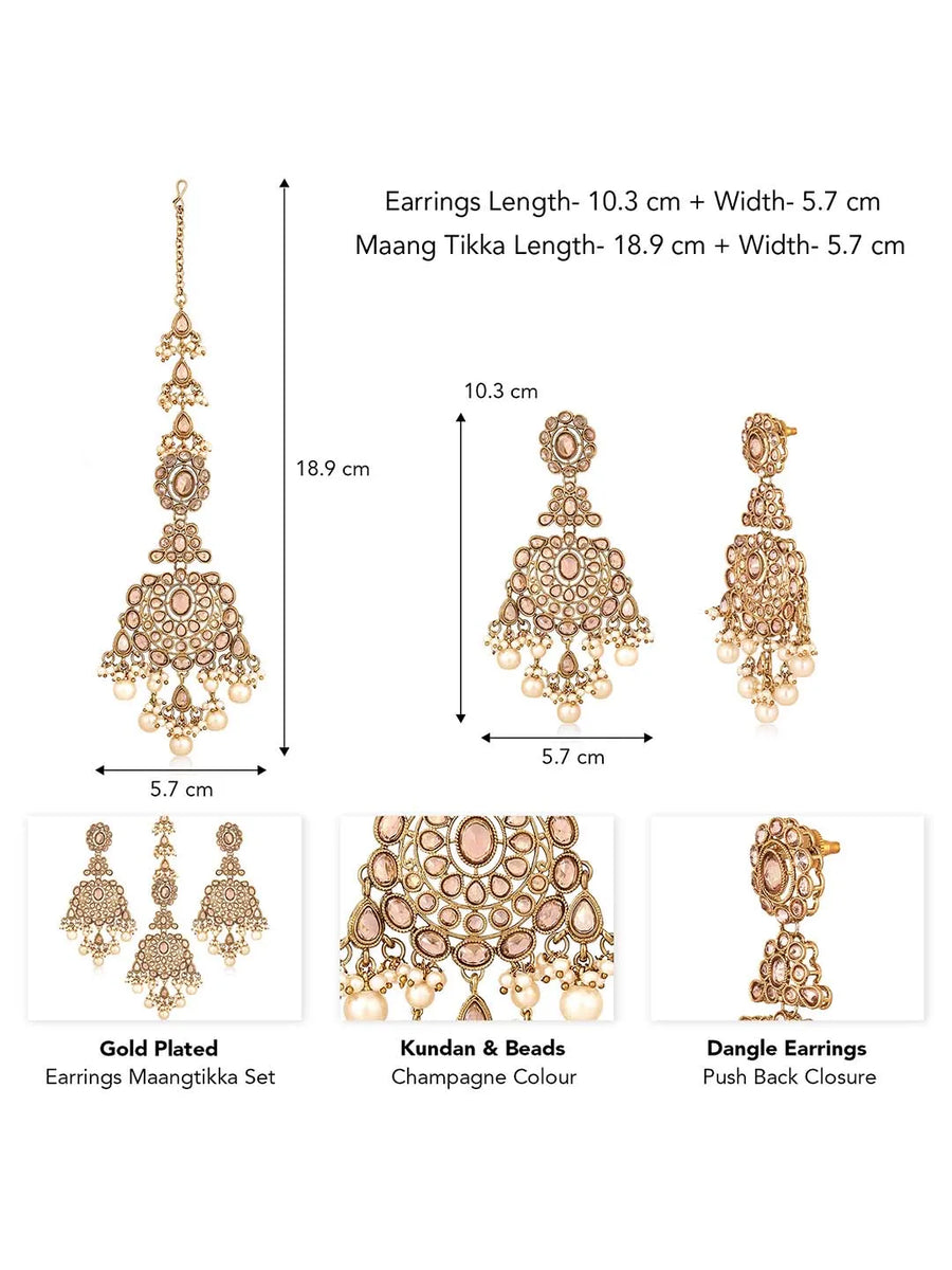Maang Tikka Set – Traditional Bridal Jewellery Set | Peora

