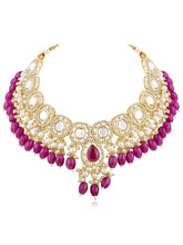 Dark Pink Delight Necklace Set