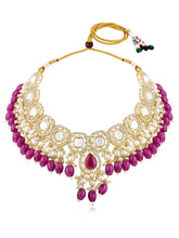 Dark Pink Delight Necklace Set