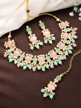 Elegant Dainty Rose Choker Set