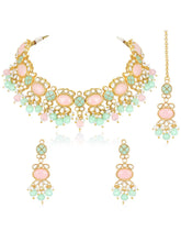 Elegant Dainty Rose Choker Set