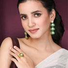 Kundan Earrings & Ring Set – Exquisite Bridal Jewellery | Peora

