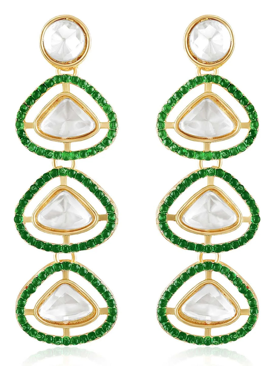 Kundan Earrings & Ring Set – Exquisite Bridal Jewellery | Peora

