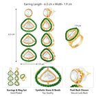 Kundan Earrings & Ring Set – Exquisite Bridal Jewellery | Peora

