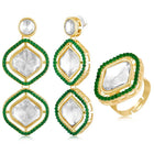 Kundan Earrings & Ring Set – Elegant Bridal Jewellery | Peora

