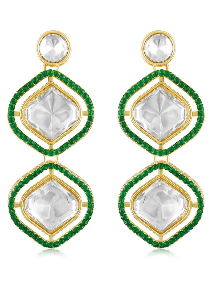 Kundan Earrings & Ring Set – Elegant Bridal Jewellery | Peora

