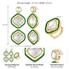Kundan Earrings & Ring Set – Elegant Bridal Jewellery | Peora

