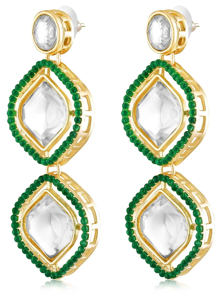 Kundan Earrings & Ring Set – Elegant Bridal Jewellery | Peora

