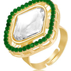 Kundan Earrings & Ring Set – Elegant Bridal Jewellery | Peora

