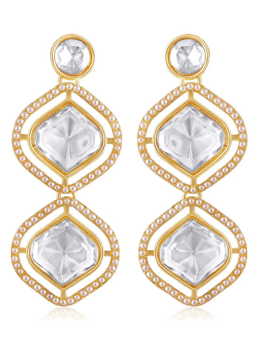 Kundan Earrings & Ring Set – Elegant Bridal Jewellery | Peora

