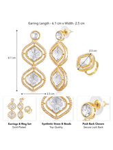 Kundan Earrings & Ring Set – Elegant Bridal Jewellery | Peora

