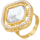 Kundan Earrings & Ring Set – Elegant Bridal Jewellery | Peora

