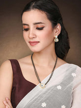 Elegant CZ & Crystal Mangalsutra Set