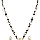 CZ & Crystal Mangalsutra Set | Timeless Sparkle by Peora

