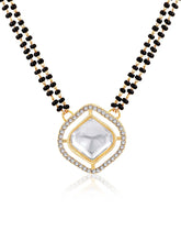 CZ & Crystal Mangalsutra Set | Timeless Sparkle by Peora

