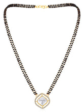 CZ & Crystal Mangalsutra Set | Timeless Sparkle by Peora

