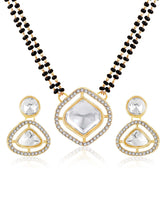 CZ & Crystal Mangalsutra Set | Timeless Sparkle by Peora

