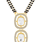 CZ & Crystal Mangalsutra Set | Elegant Sparkle by Peora

