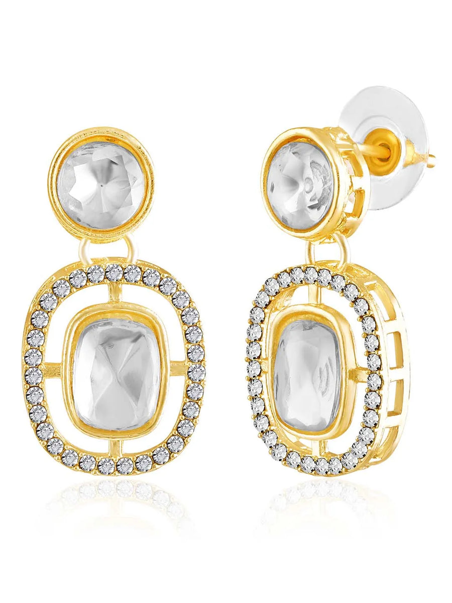 CZ & Crystal Mangalsutra Set | Elegant Sparkle by Peora

