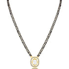 CZ & Crystal Mangalsutra Set | Elegant Sparkle by Peora

