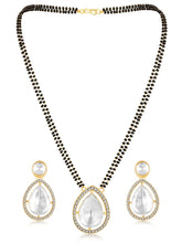 Exquisite CZ & Crystal Mangalsutra Set