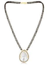 CZ & Crystal Mangalsutra Set | Sparkling Bridal Jewellery by Peora

