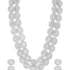White Vintage Statement Necklace Set