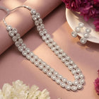 White Vintage Statement Necklace Set