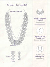White Vintage Statement Necklace Set