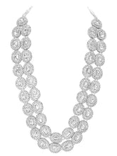 White Vintage Statement Necklace Set