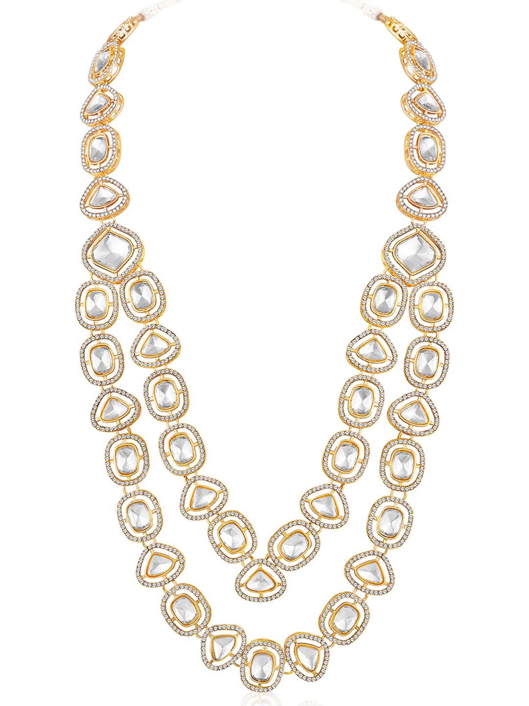 Heavenly White Sparkle Necklace Set