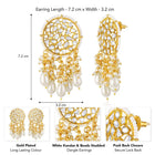 Gold Dangle Earrings – Luxurious Jewellery by Peora

