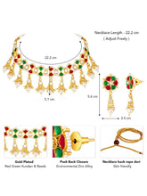 Glow Colourful Short Necklace Set