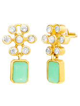 Peora Mint Elegance Necklace Set - Gold