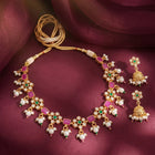 Gold Plated Multicolor Necklace Set for Women