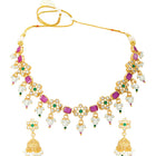 Gold Plated Multicolor Necklace Set for Women