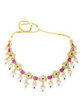Gold Plated Multicolor Necklace Set for Women