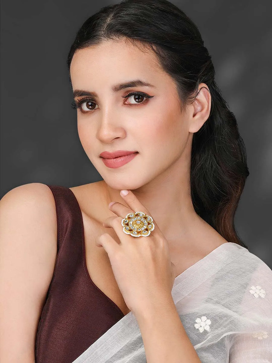 Elegance Statement Ring | Refined Fashion Jewellery by Peora

